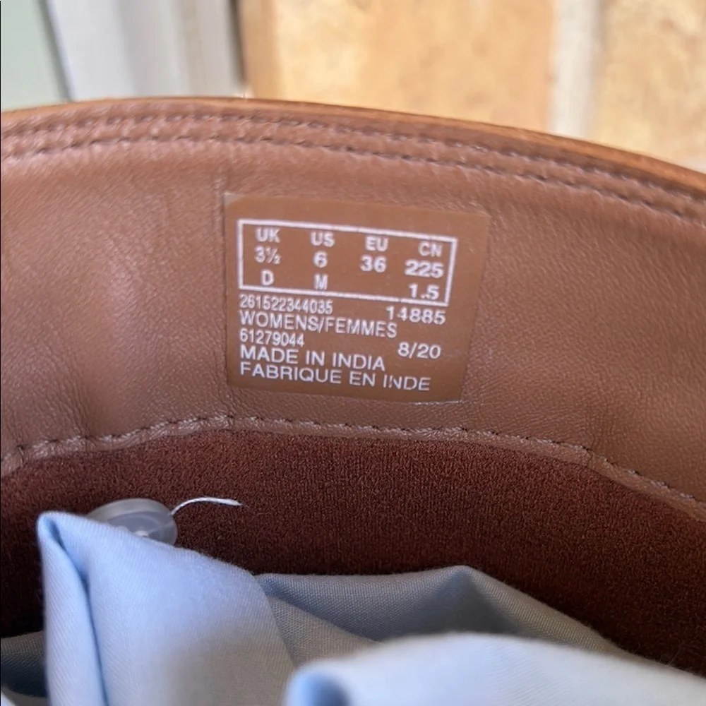 Clarks Tan Leather Boots